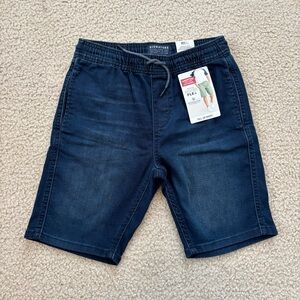 Signature Boy's Denim Pull on Shorts Size Large 10-12 NWT